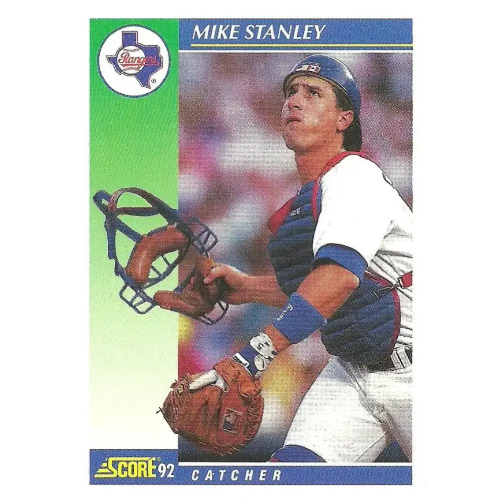 1992 Score #549 Mike Stanley NM-MT Texas Rangers Baseball Card - Baseball Card Single