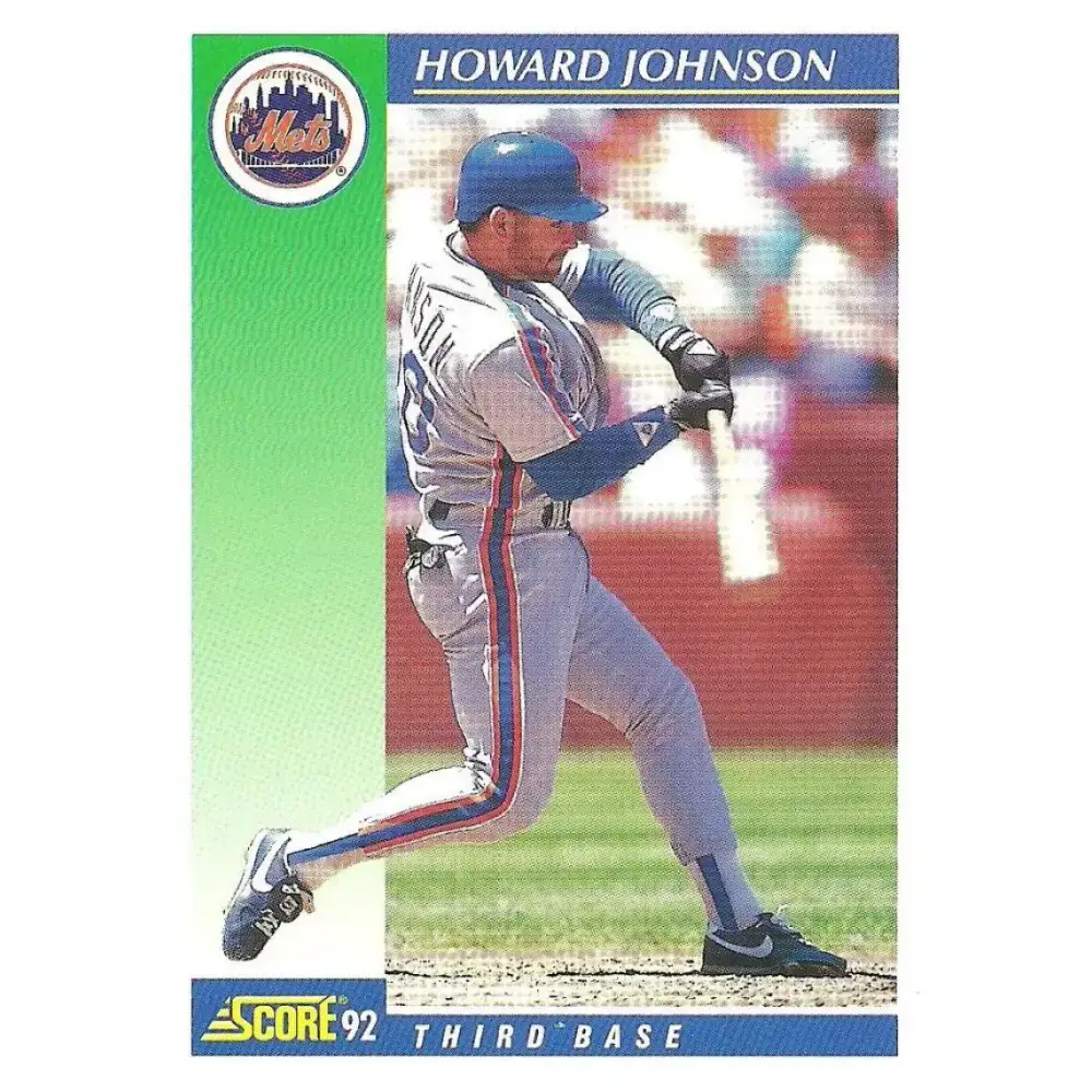1992 Score #550 Howard Johnson NM-MT New York Mets Baseball Card - Baseball Card Single