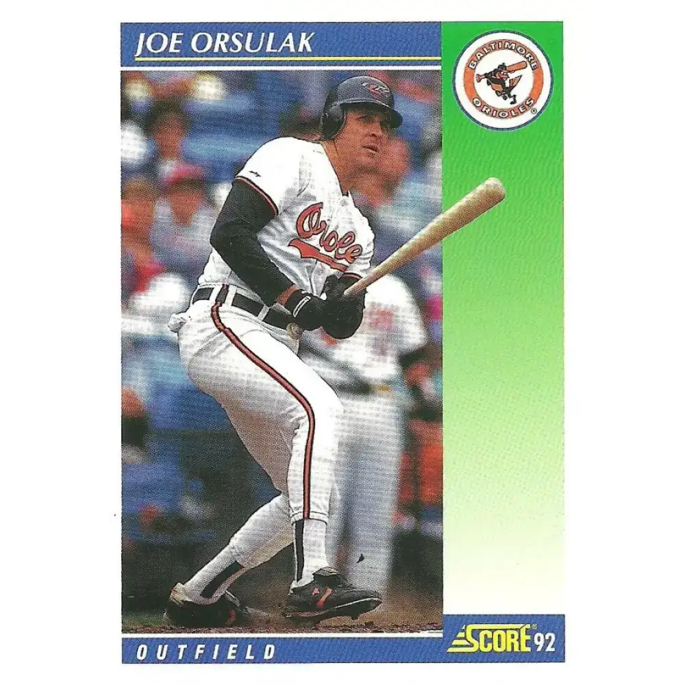 1992 Score #551 Joe Orsulak NM-MT Baltimore Orioles Baseball Card - Baseball Card Single