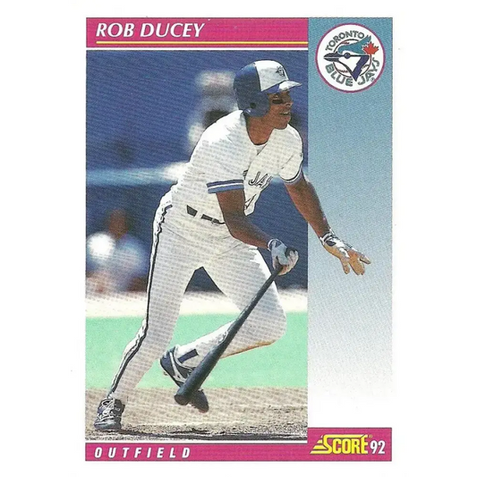 1992 Score #609 Rob Ducey NM-MT Toronto Blue Jays Baseball Card - Baseball Card Single