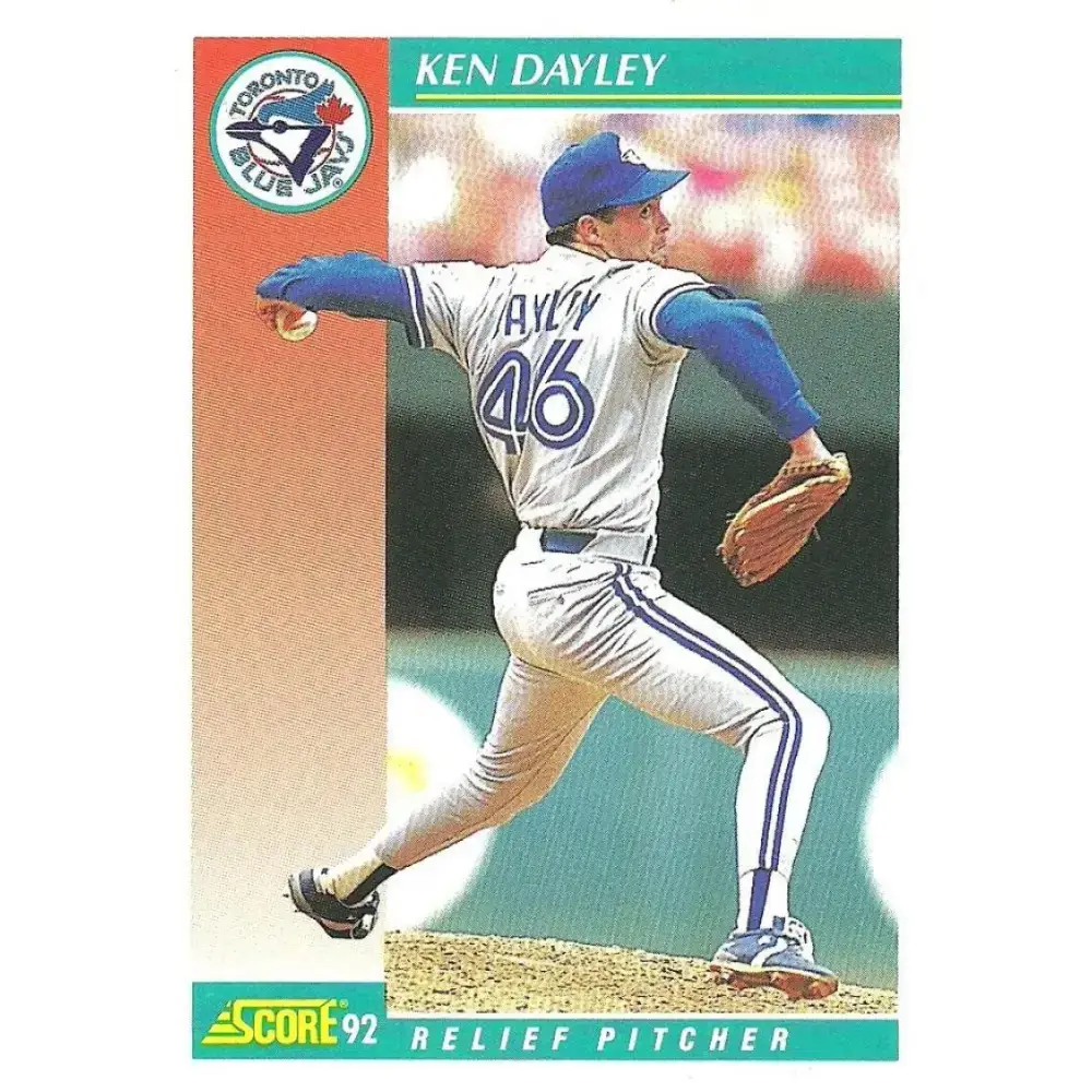 1992 Score #685 Ken Dayley NM-MT Toronto Blue Jays Baseball Card - Baseball Card Single