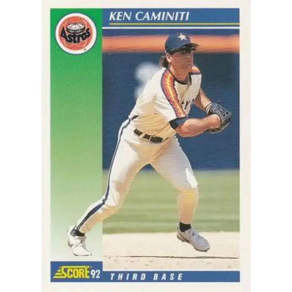1992 Score #69 Ken Caminiti NM-MT Houston Astros Baseball Card - Baseball Card Single