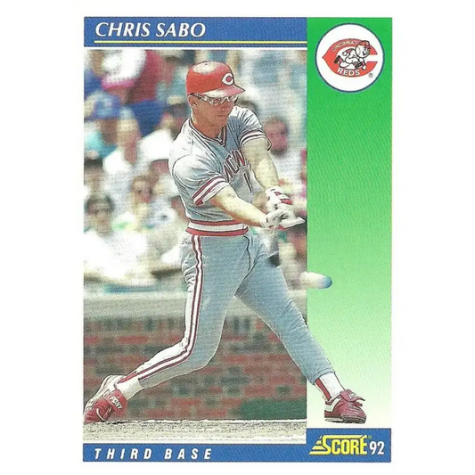 1992 Score #70 Chris Sabo NM-MT Cincinnati Reds Baseball Card