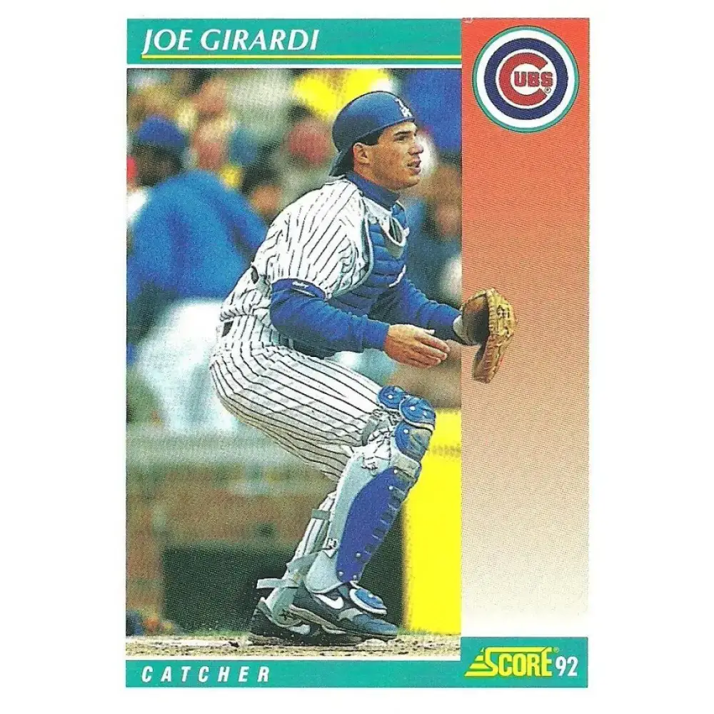 1992 Score #701 Joe Girardi NM-MT Chicago Cubs Baseball Card - Baseball Card Single
