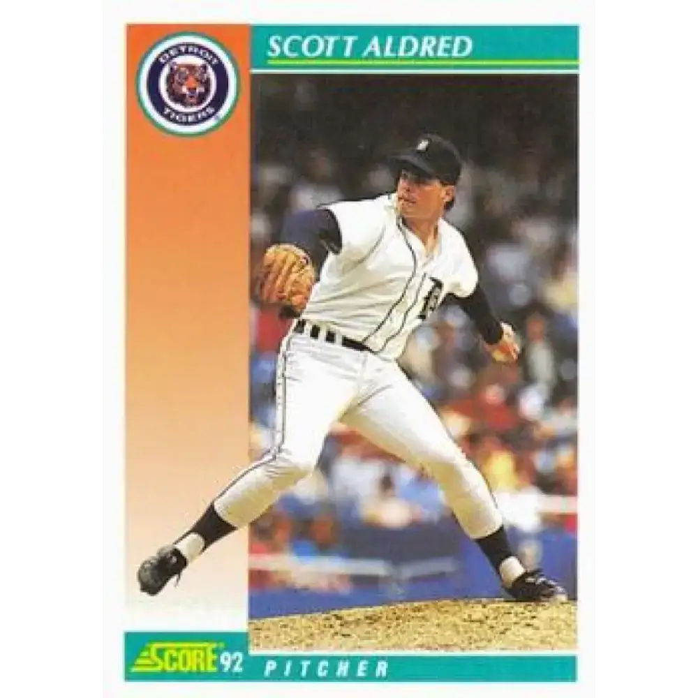 1992 Score #729 Scott Aldred NM-MT Detroit Tigers Baseball Card - Baseball Card Single