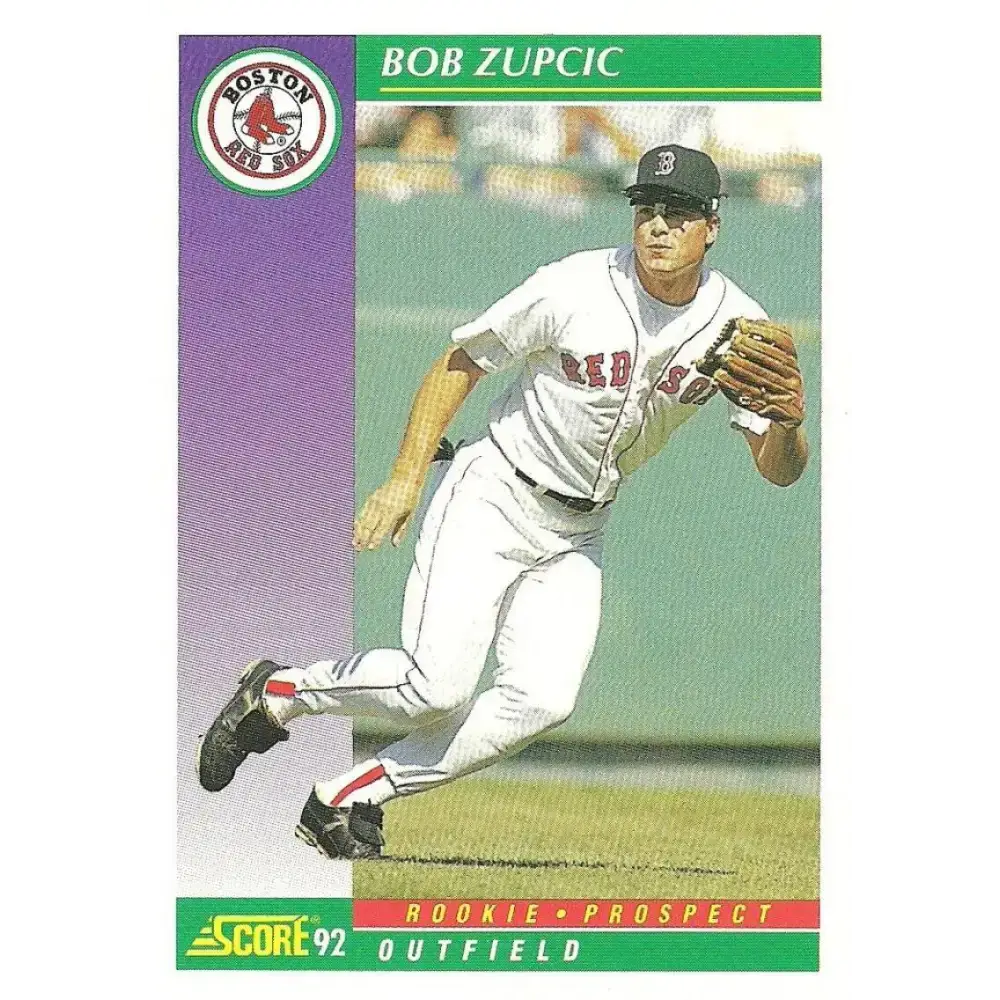 1992 Score #850 Bob Zupcic NM-MT RC Rookie Boston Red Sox Baseball Card - Baseball Card Single