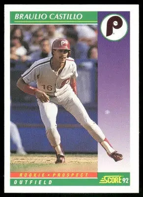 1992 Score Braulio Castillo #824 Baseball - Baseball Card Single