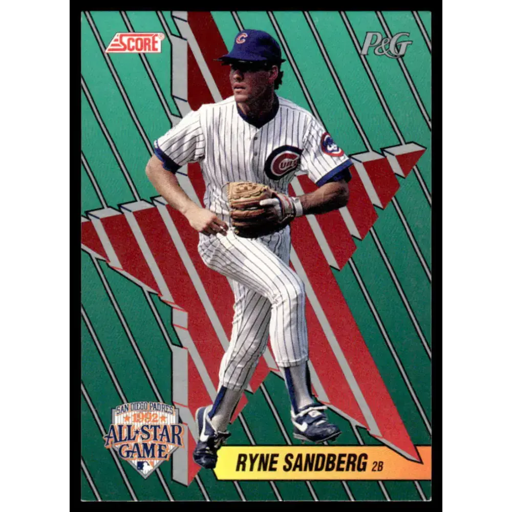 1992 Score Proctor & Gamble #12 Ryne Sandberg EX Chicago Cubs Baseball Card - Baseball Card Single