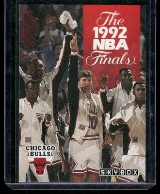 1992 SkyBox #318 NBA Finals Bulls Basketball - Basketball Card Single