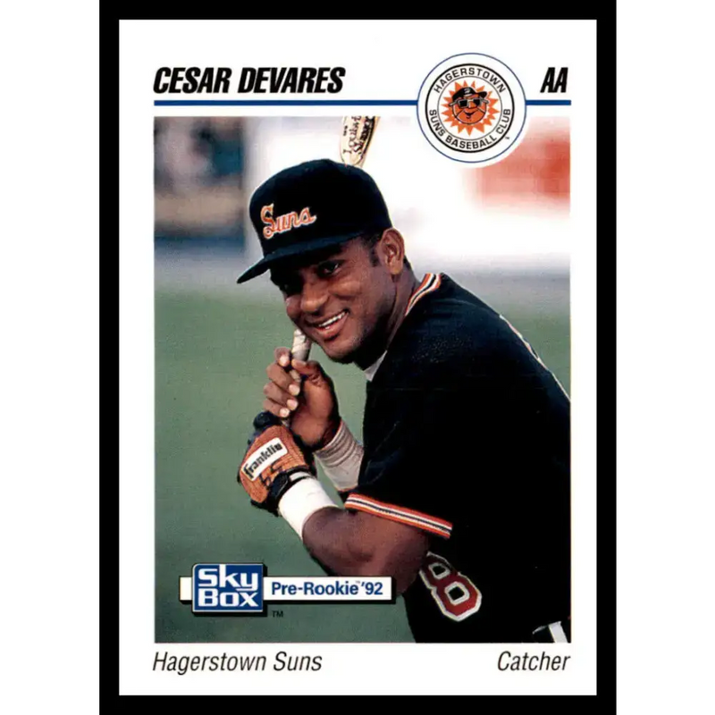 1992 Skybox AA #106 Cesar Devarez Hagerstown Suns NM-MT Baseball Card - Baseball Card Single
