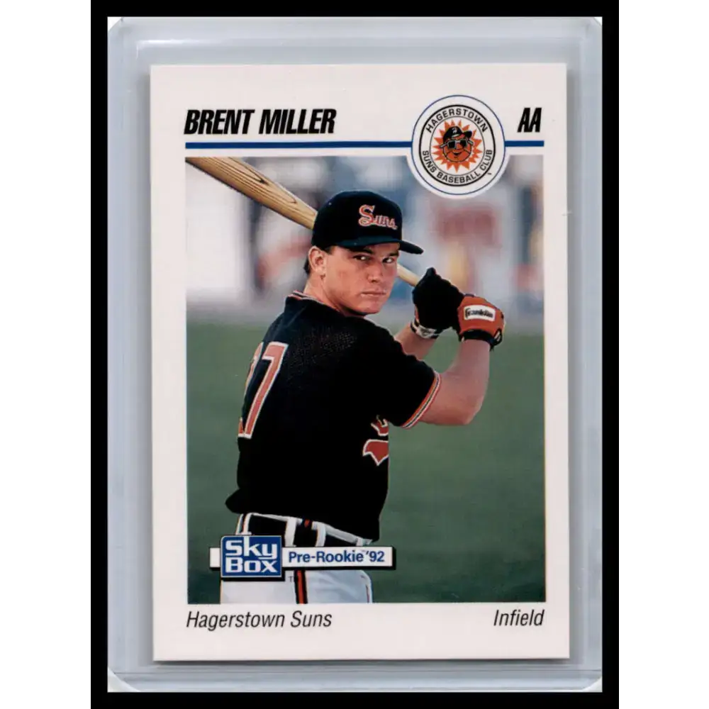 1992 Skybox AA #108 Brent Miller Hagerstown Suns NM-MT Baseball Card - Baseball Card Single