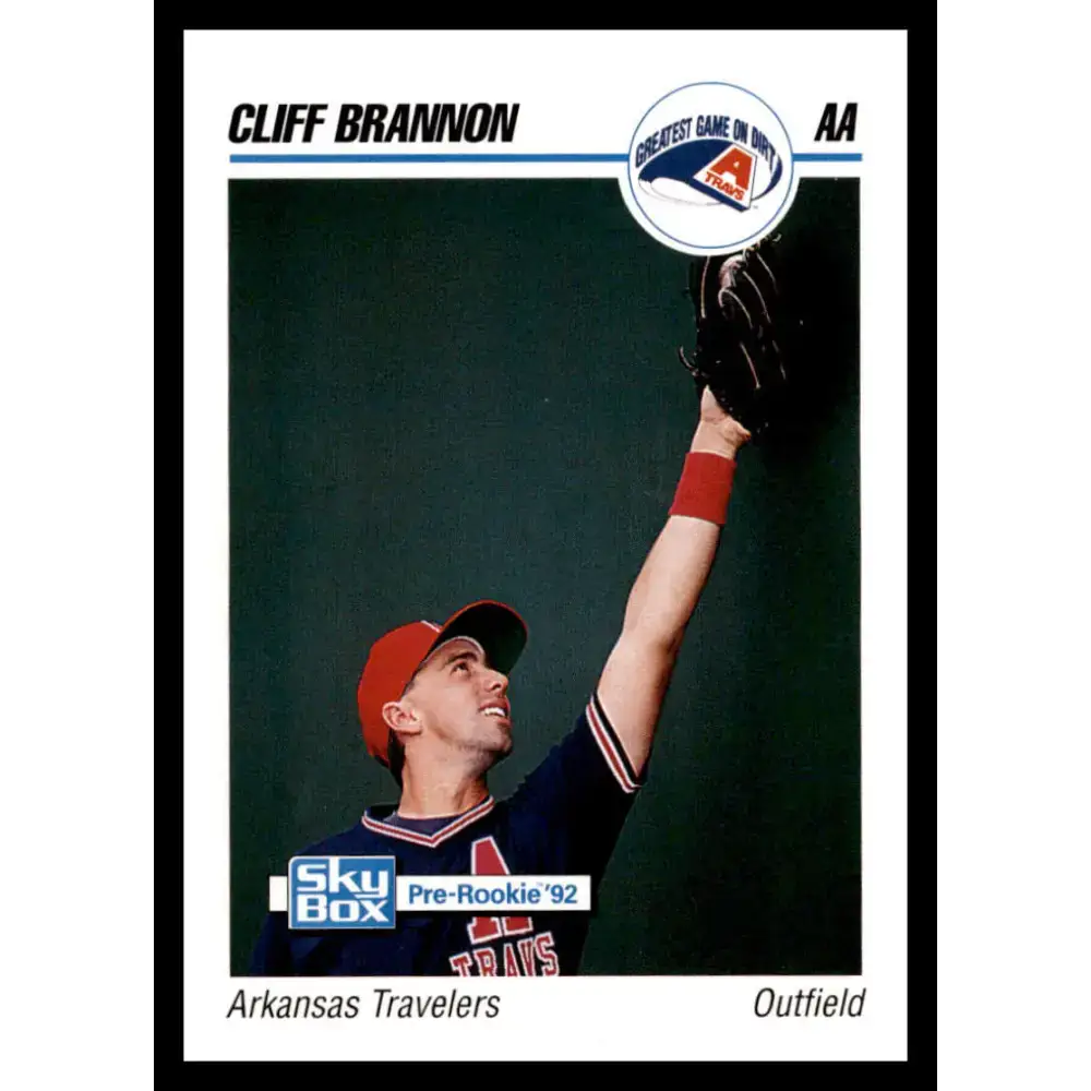1992 Skybox AA #12 Cliff Brannon Arkansas Travelers NM-MT Baseball Card - Baseball Card Single