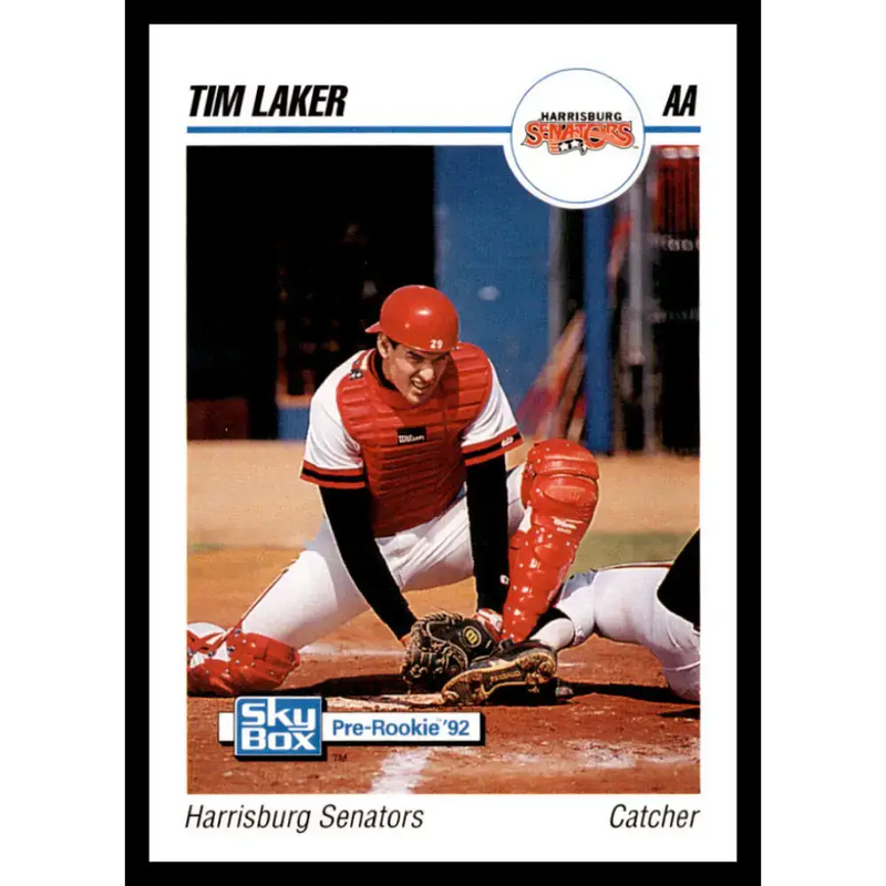 1992 Skybox AA #121 Tim Laker Harrisburg Senators NM-MT Baseball Card - Baseball Card Single