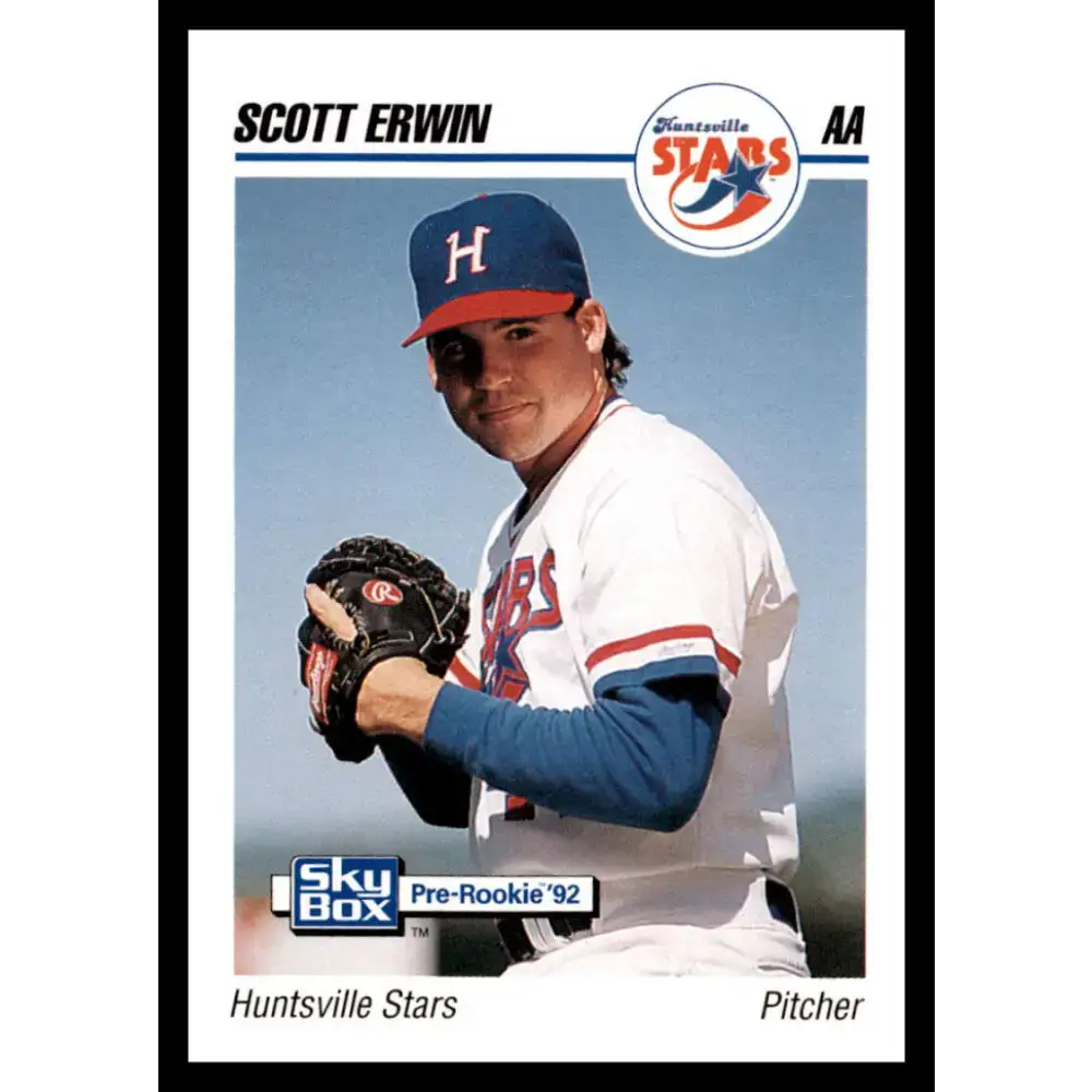 1992 Skybox AA #130 Scott Erwin Huntsville Stars NM-MT Baseball Card - Baseball Card Single