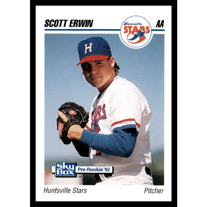 1992 Skybox AA #130 Scott Erwin Huntsville Stars NM-MT Baseball Card - Baseball Card Single