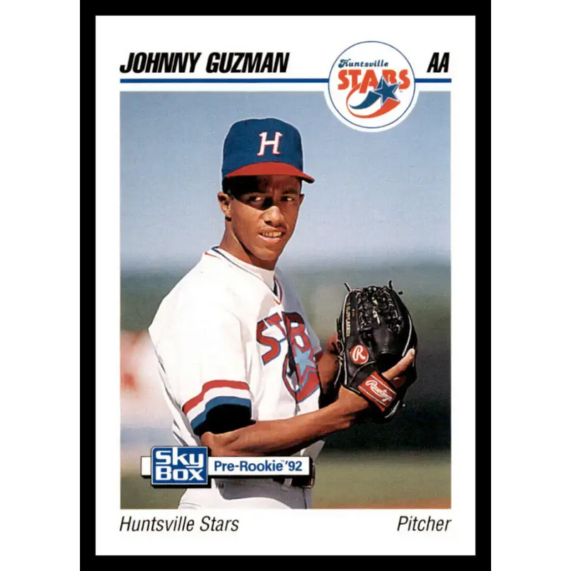 1992 Skybox AA #131 Johnny Guzman Huntsville Stars NM-MT Baseball Card - Baseball Card Single