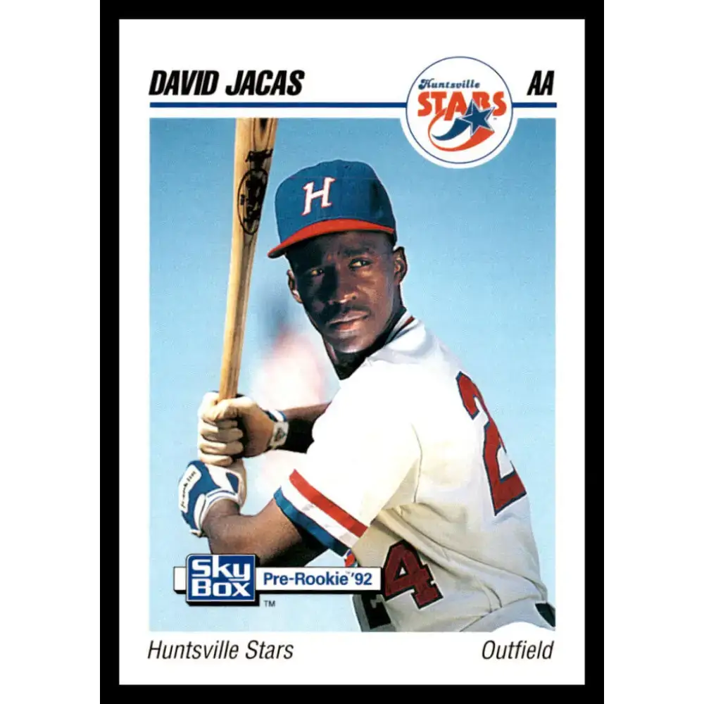 1992 Skybox AA #132 David Jacas Huntsville Stars NM-MT Baseball Card - Baseball Card Single