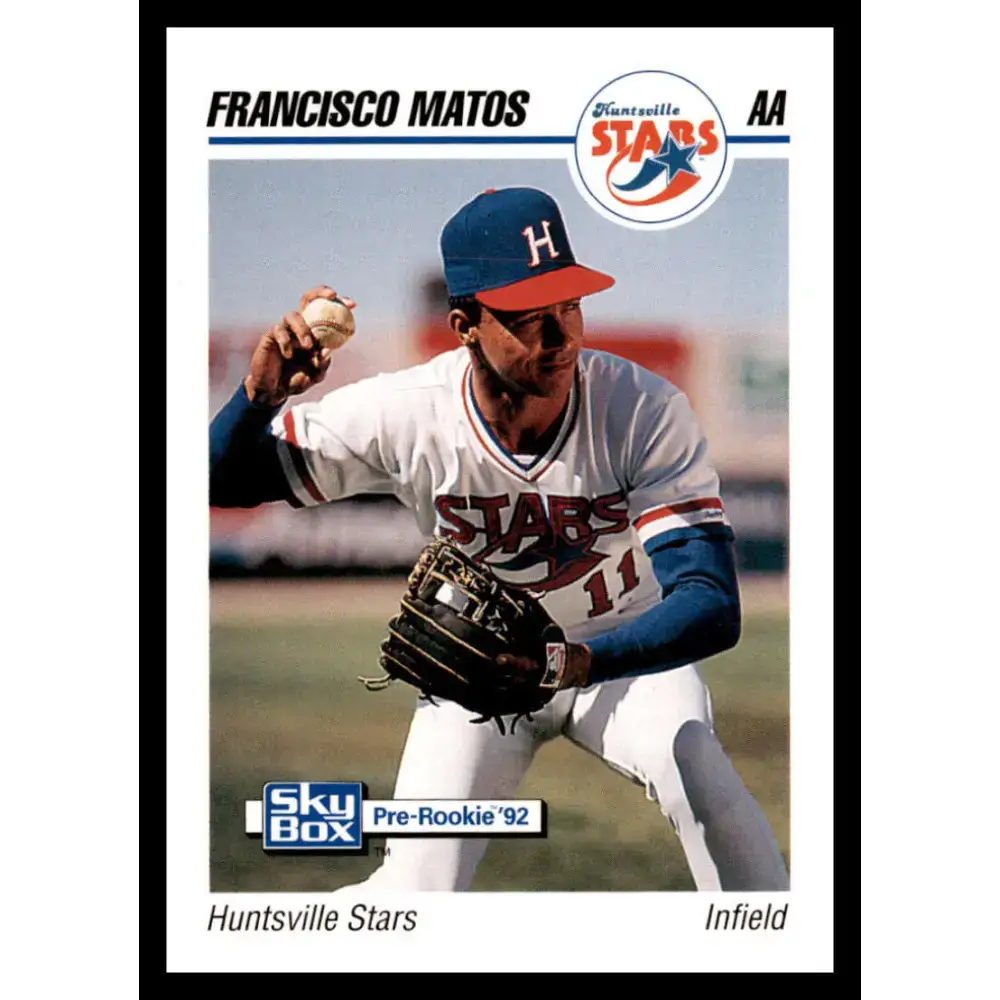 1992 Skybox AA #133 Francisco Matos Huntsville Stars NM-MT Baseball Card - Baseball Card Single