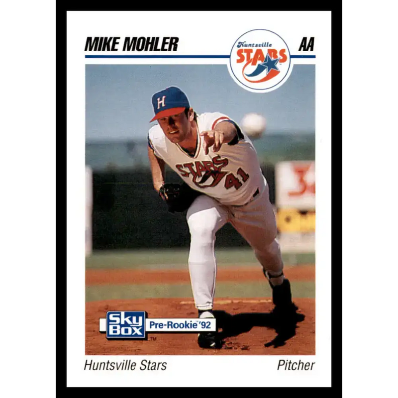 1992 Skybox AA #134 Mike Mohler Huntsville Stars NM-MT Baseball Card - Baseball Card Single