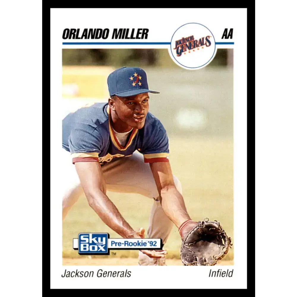 1992 Skybox AA #143 Orlando Miller Jackson Generals NM-MT Baseball Card - Baseball Card Single