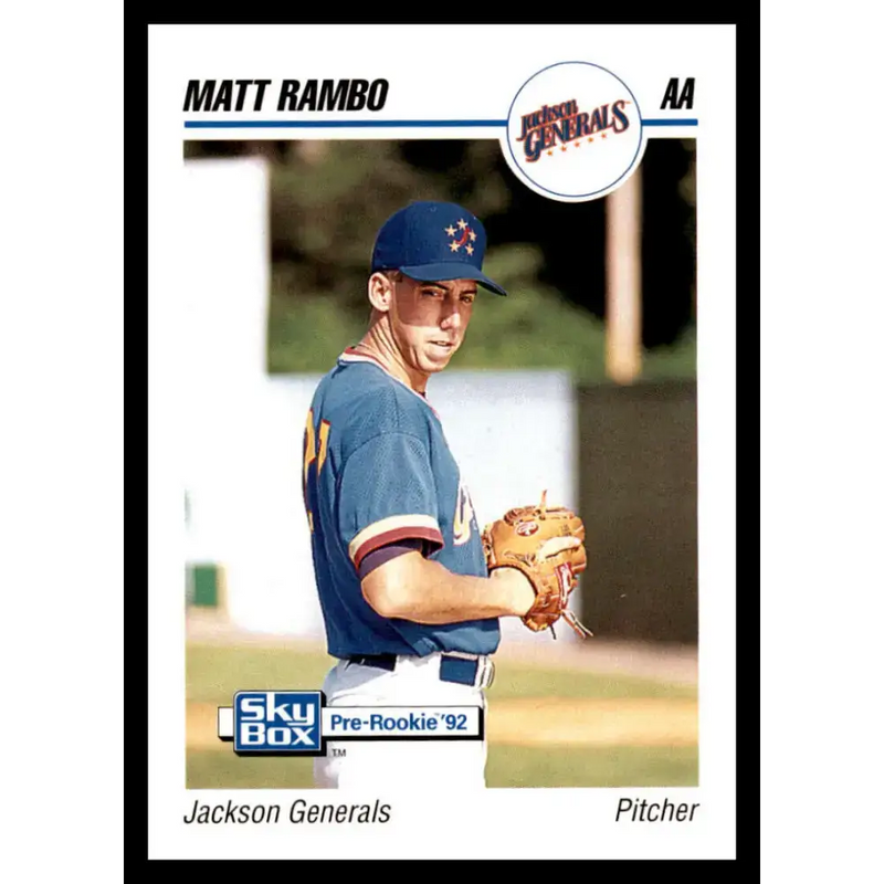 1992 Skybox AA #145 Matt Rambo Jackson Generals NM-MT Baseball Card - Baseball Card Single