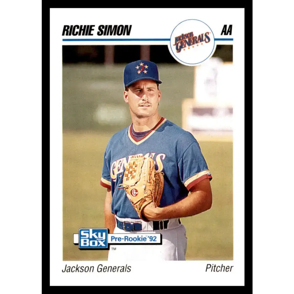 1992 Skybox AA #147 Richie Simon Jackson Generals NM-MT Baseball Card - Baseball Card Single