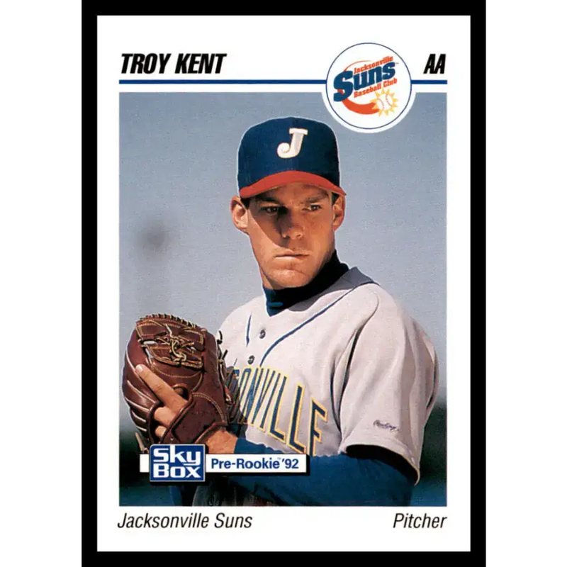 1992 Skybox AA #152 Troy Kent Jacksonville Suns NM-MT Baseball Card - Baseball Card Single