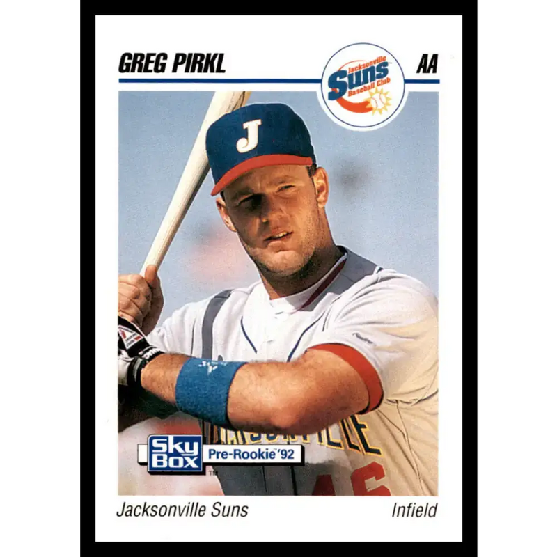 1992 Skybox AA #158 Greg Pirkl Jacksonville Suns NM-MT Baseball Card - Baseball Card Single