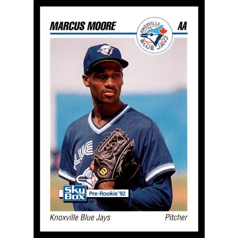 1992 Skybox AA #163 Marcus Moore Knoxville Blue Jays NM-MT Baseball Card - Baseball Card Single