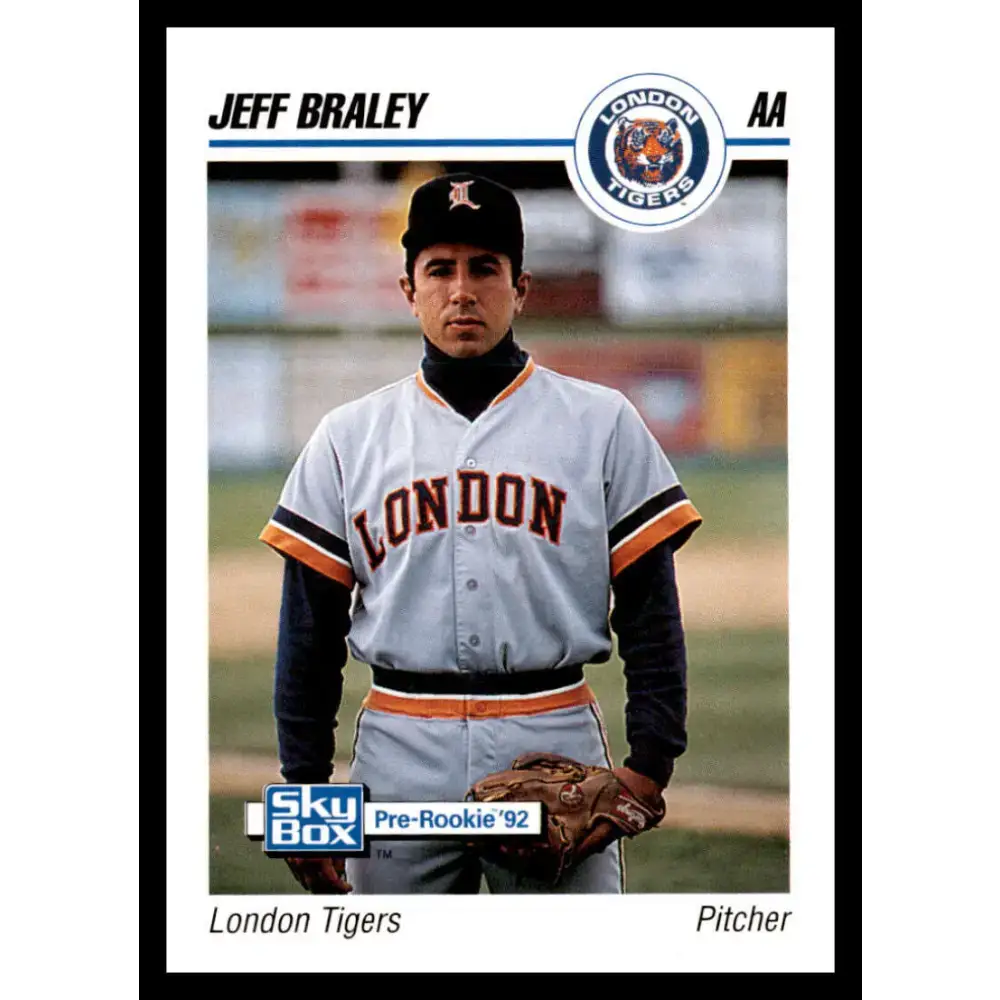 1992 Skybox AA #170 Jeff Braley London Tigers NM-MT Baseball Card - Baseball Card Single