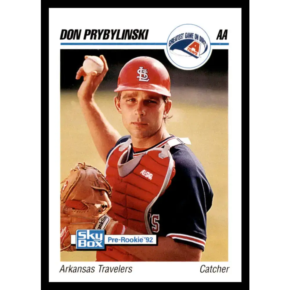 1992 Skybox AA #18 Don Prybylinski Arkansas Travelers NM-MT Baseball Card - Baseball Card Single