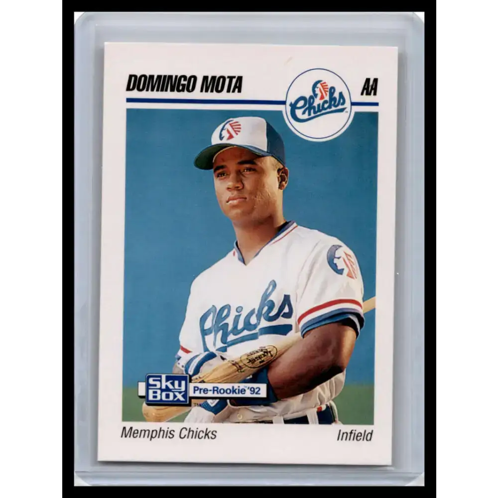 1992 Skybox AA #185 Domingo Mota Memphis Chicks NM-MT Baseball Card - Baseball Card Single