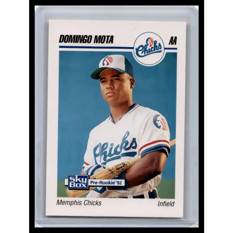1992 Skybox AA #185 Domingo Mota Memphis Chicks NM-MT Baseball Card - Baseball Card Single