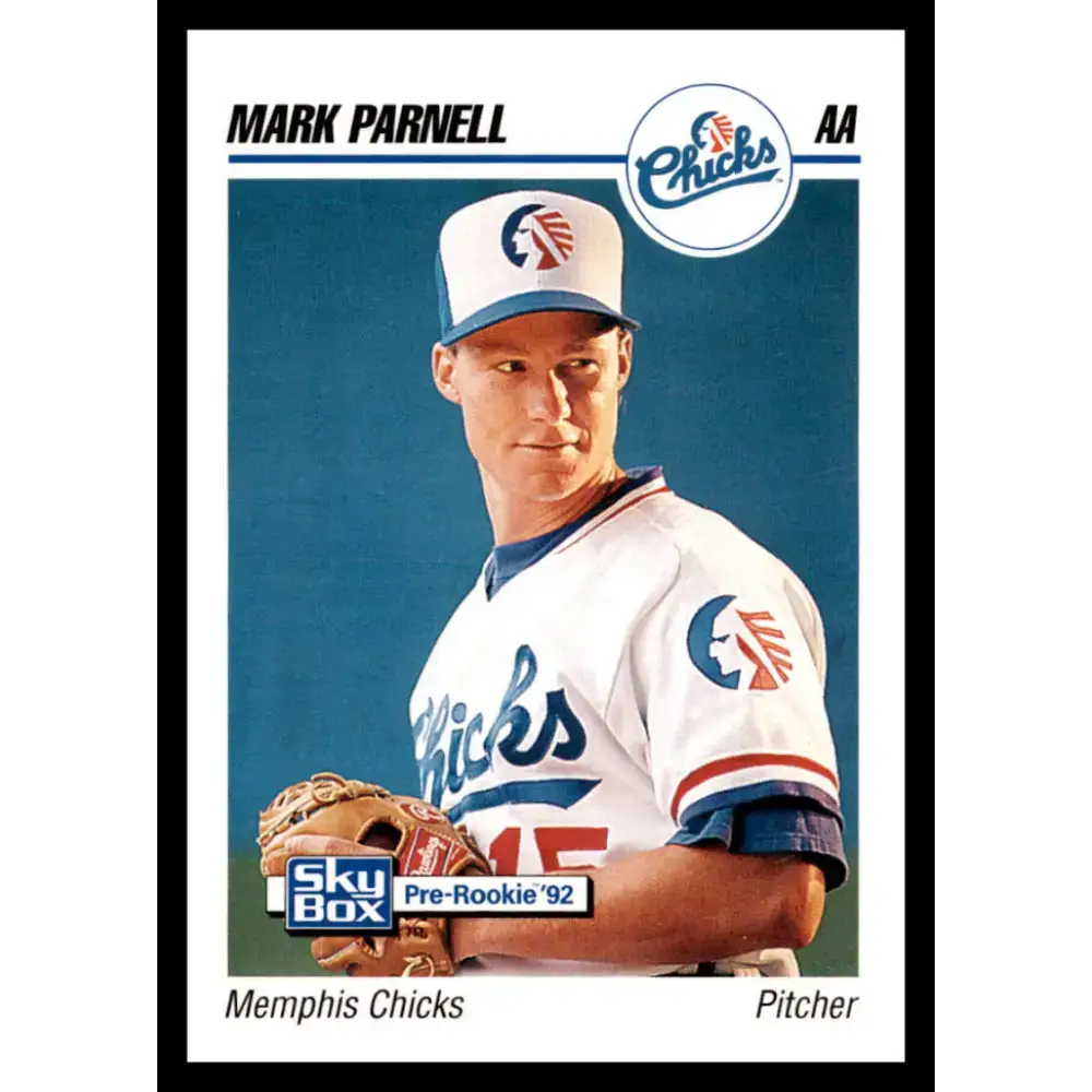 1992 Skybox AA #186 Mark Parnell Memphis Chicks NM-MT Baseball Card - Baseball Card Single