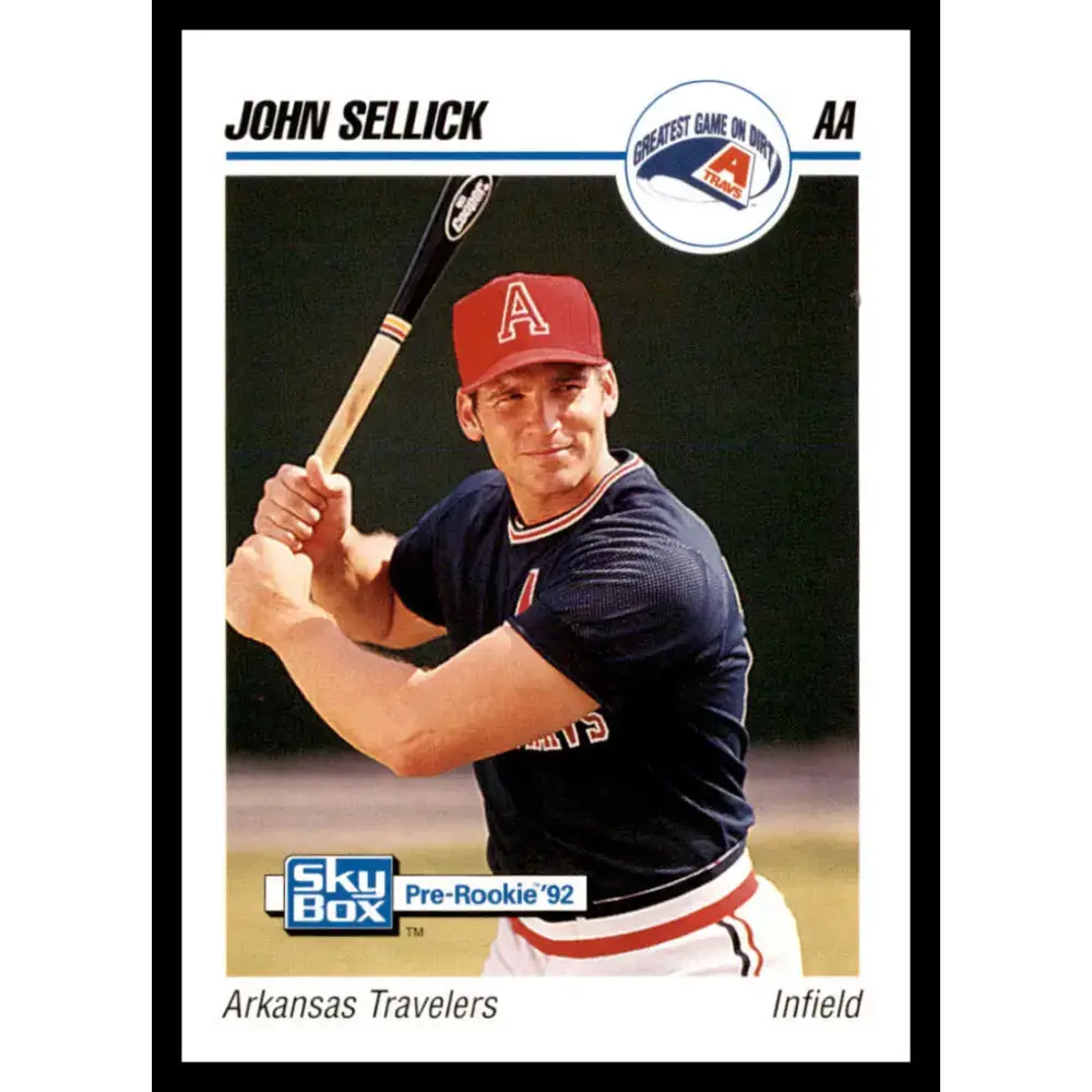 1992 Skybox AA #19 John Sellick Arkansas Travelers NM-MT Baseball Card - Baseball Card Single