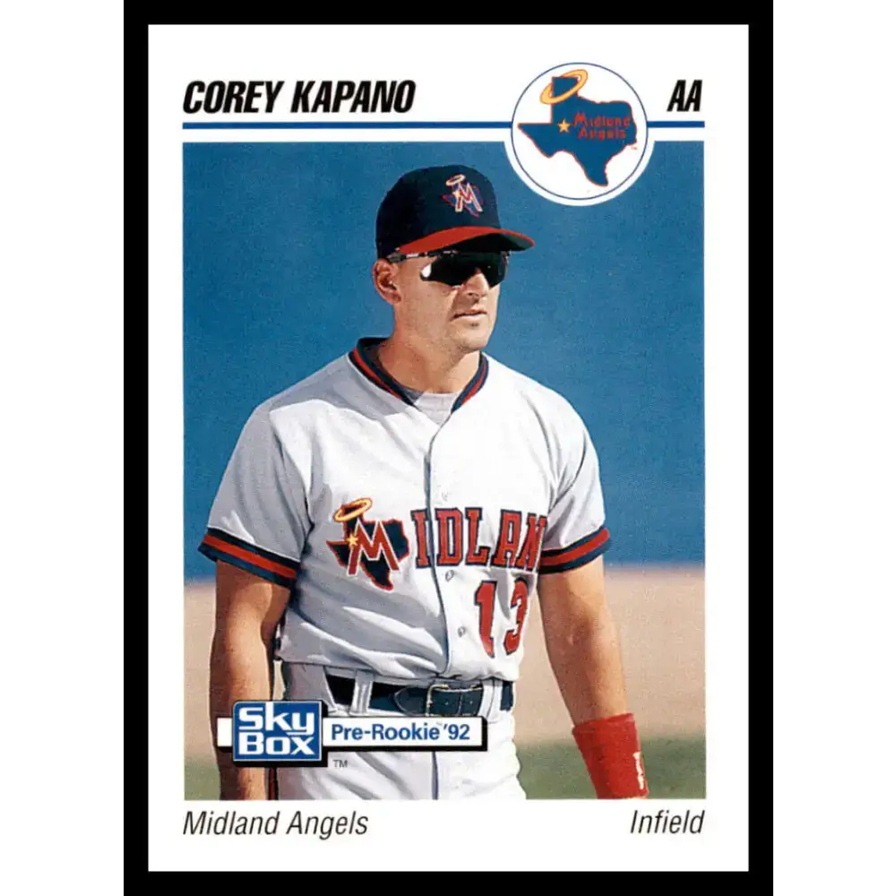 1992 Skybox AA #195 Corey Kapano Midland Angels NM-MT Baseball Card - Baseball Card Single