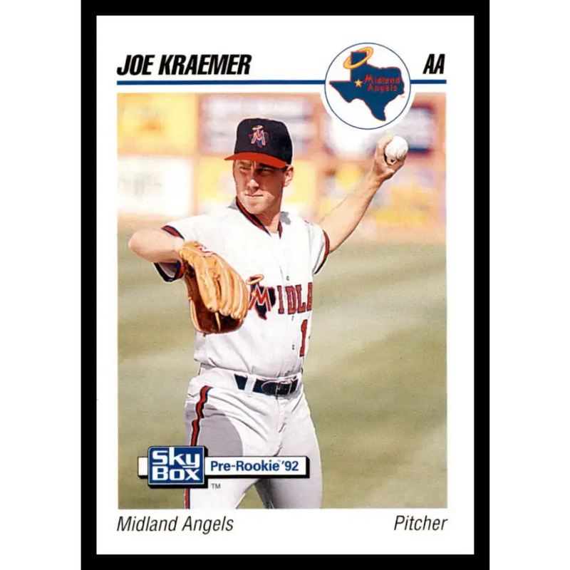 1992 Skybox AA #197 Joe Kraemer Midland Angels NM-MT Baseball Card - Baseball Card Single