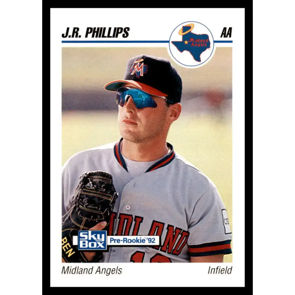 1992 Skybox AA #199 J.R. Phillips Midland Angels NM-MT Baseball Card - Baseball Card Single