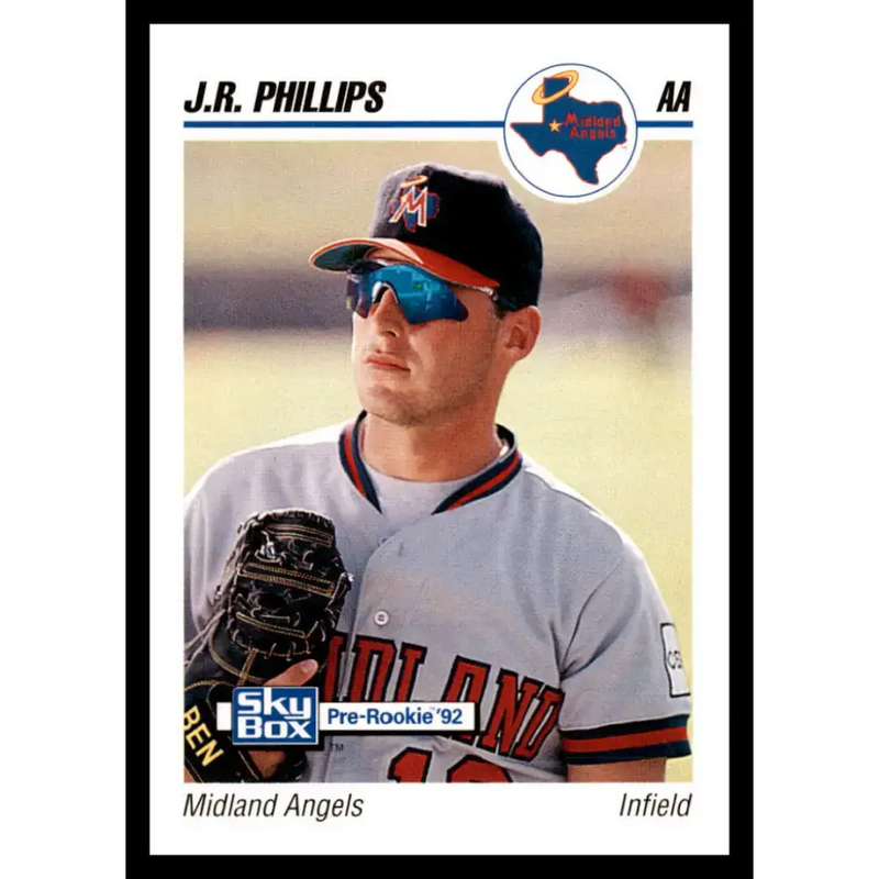 1992 Skybox AA #199 J.R. Phillips Midland Angels NM-MT Baseball Card - Baseball Card Single