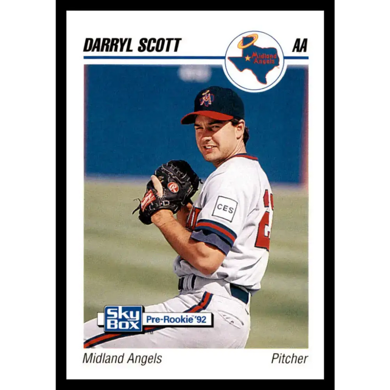 1992 Skybox AA #200 Darryl Scott Midland Angels NM-MT Baseball Card - Baseball Card Single