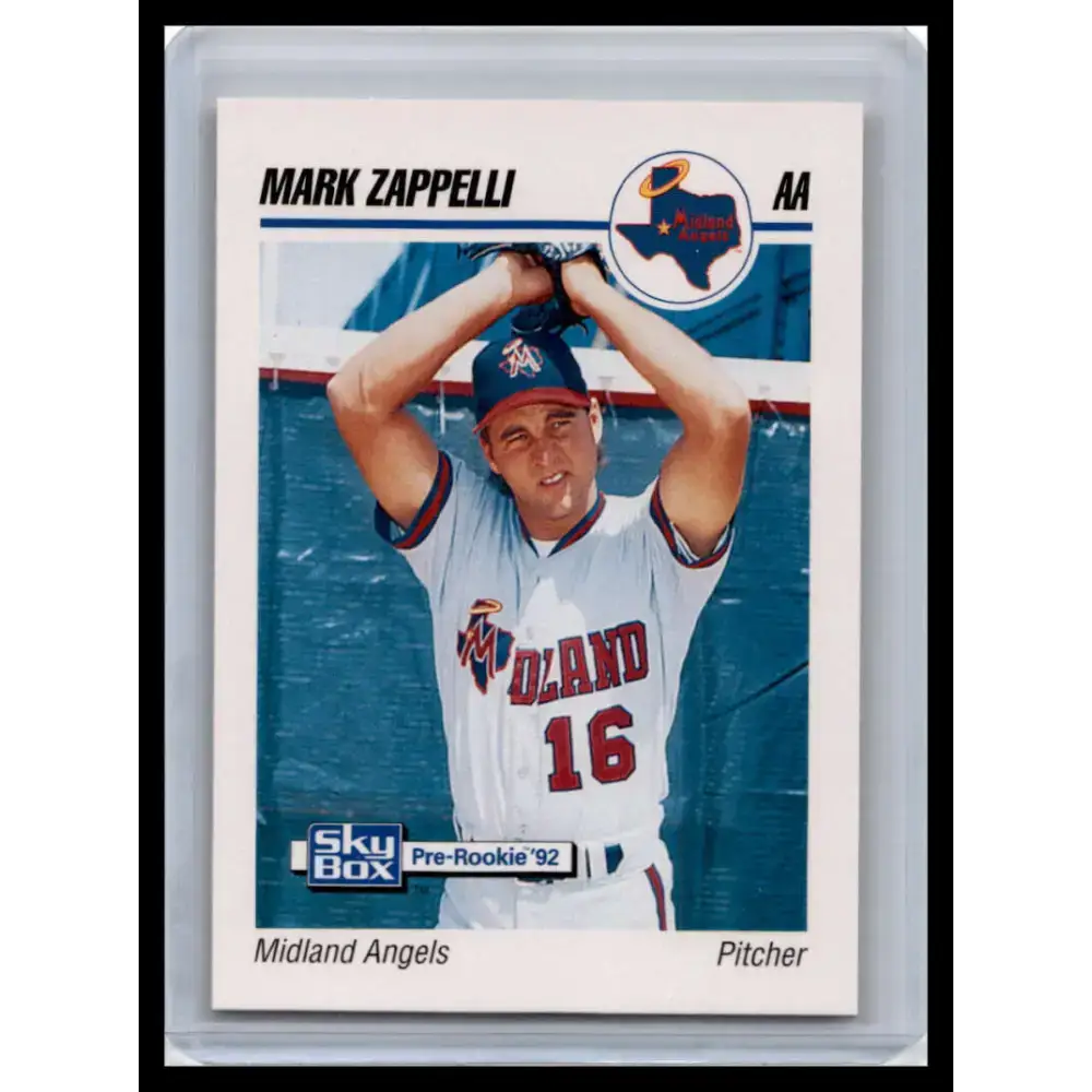 1992 Skybox AA #202 Mark Zapelli Midland Angels NM-MT Baseball Card - Baseball Card Single