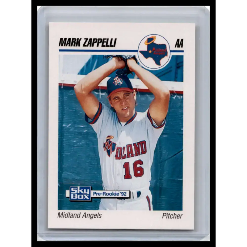 1992 Skybox AA #202 Mark Zapelli Midland Angels NM-MT Baseball Card - Baseball Card Single