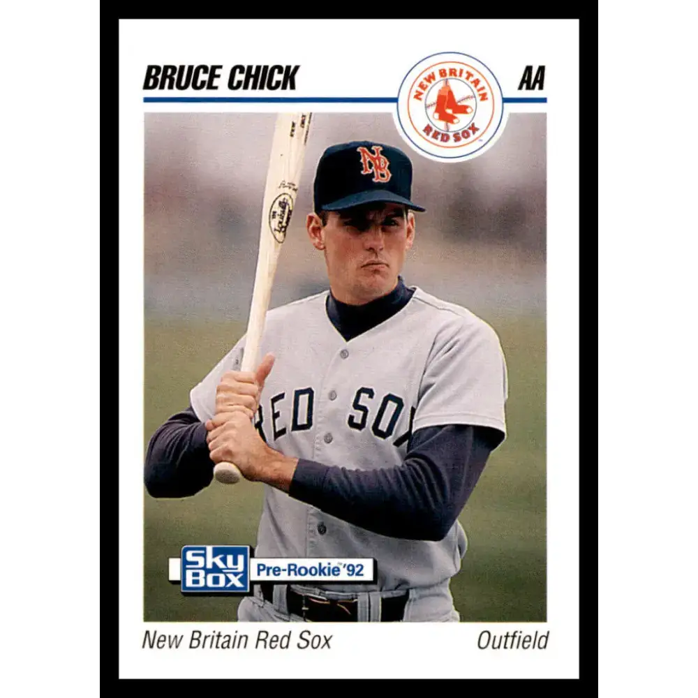 1992 Skybox AA #204 Bruce Chick New Britain Red Sox NM-MT Baseball Card - Baseball Card Single