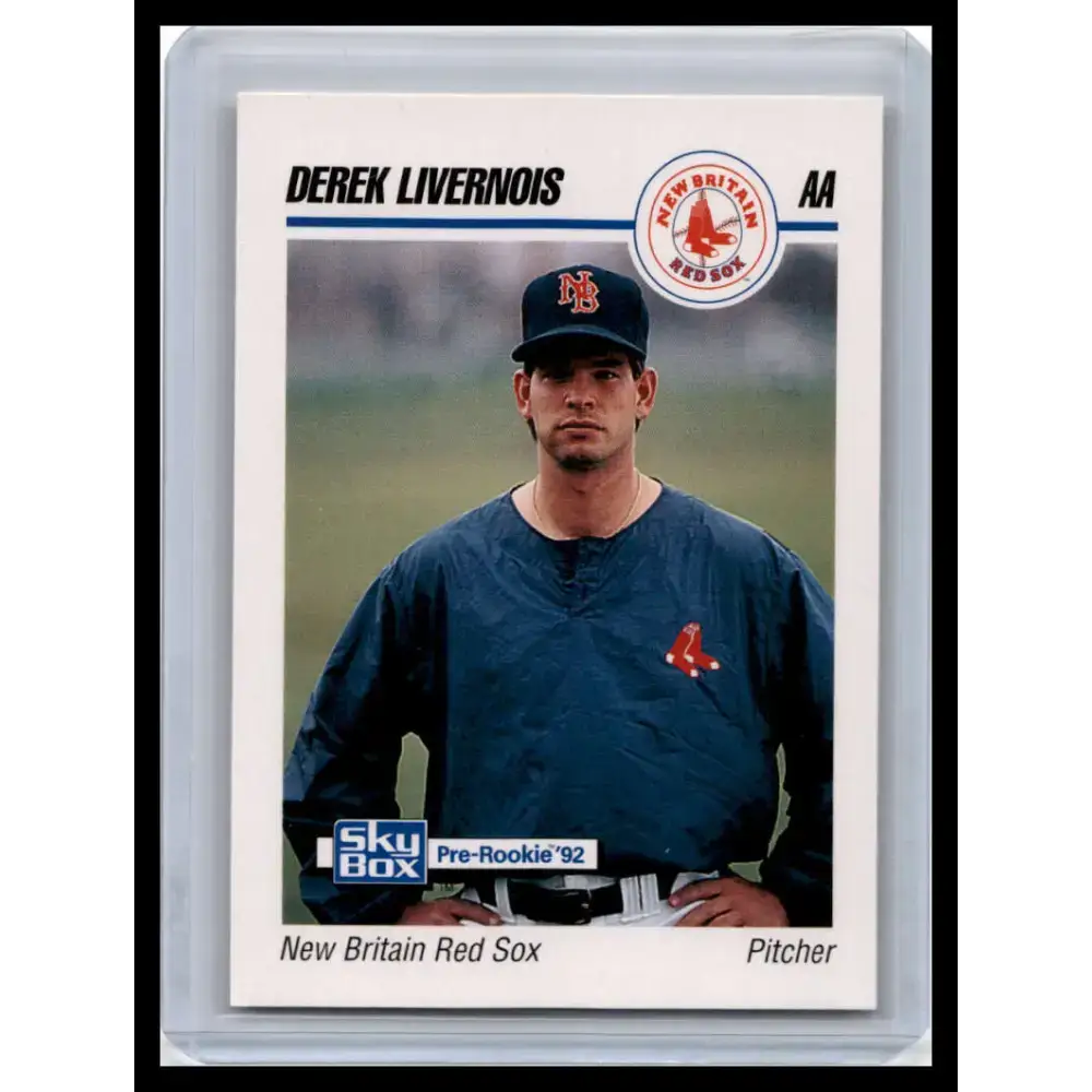 1992 Skybox AA #208 Derek Livernois New Britain Red Sox NM-MT Baseball Card - Baseball Card Single