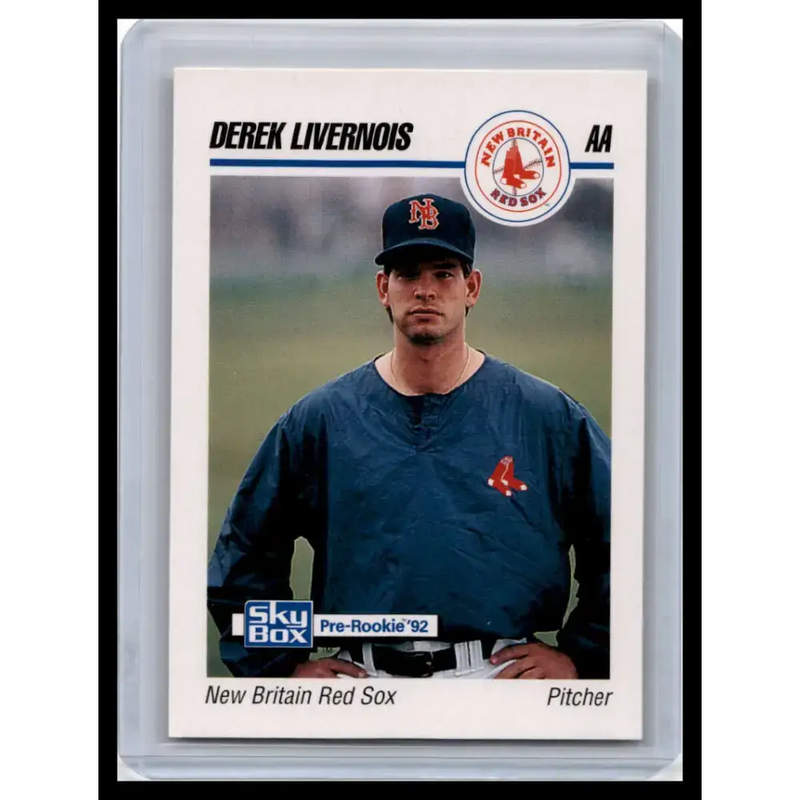 1992 Skybox AA #208 Derek Livernois New Britain Red Sox NM-MT Baseball Card - Baseball Card Single