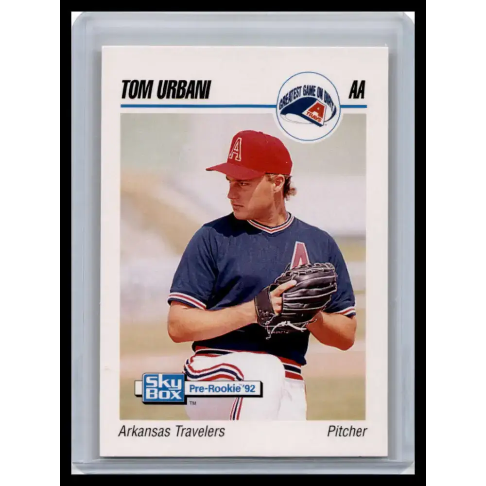 1992 Skybox AA #21 Tom Urbani Arkansas Travelers NM-MT Baseball Card - Baseball Card Single