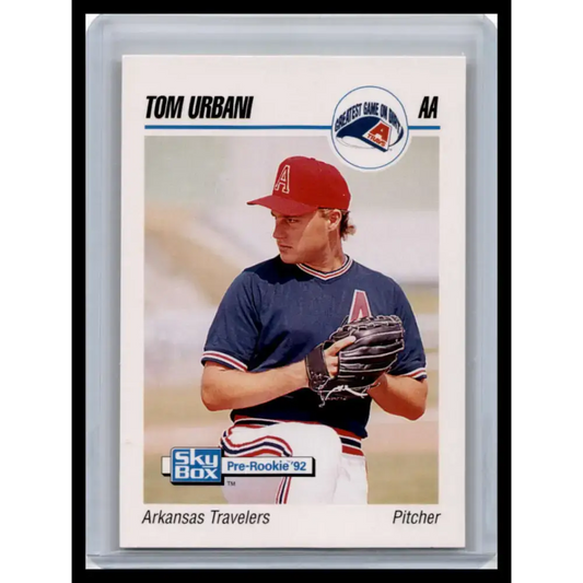 1992 Skybox AA #21 Tom Urbani Arkansas Travelers NM-MT Baseball Card - Baseball Card Single