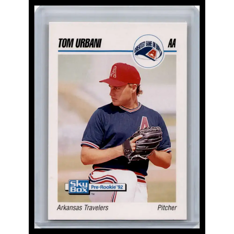 1992 Skybox AA #21 Tom Urbani Arkansas Travelers NM-MT Baseball Card - Baseball Card Single