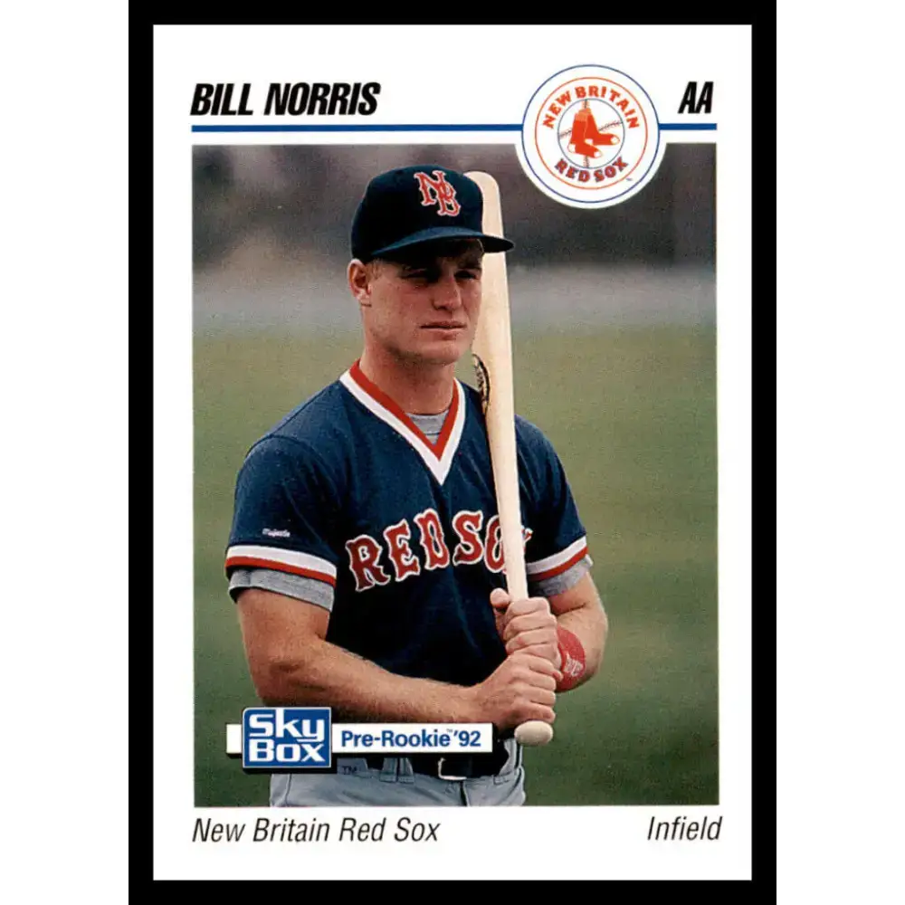 1992 Skybox AA #211 Bill Norris New Britain Red Sox NM-MT Baseball Card - Baseball Card Single