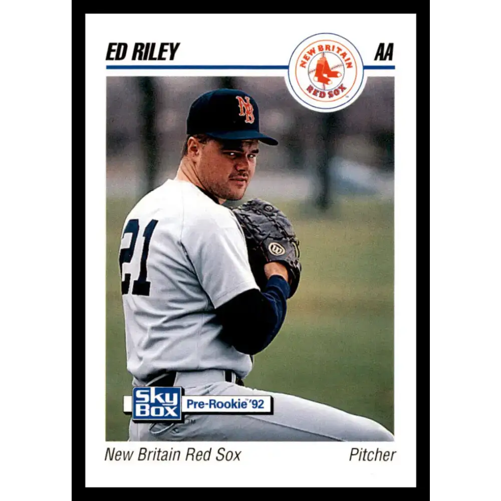 1992 Skybox AA #212 Ed Riley New Britain Red Sox NM-MT Baseball Card - Baseball Card Single